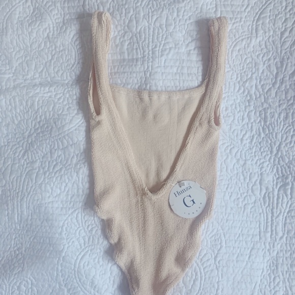 Hunza G Swimsuit in Pretty Nude Colour NWT - Picture 6 of 8